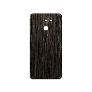 MAHOOT Dark-Gold-Stripes-Wood Cover Sticker for Huawei Y7 Prime