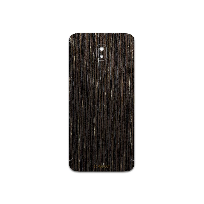 برچسب پوششی ماهوت مدل Dark-Gold-Stripes-Wood مناسب برای گوشی موبایل سامسونگ Galaxy J7 Pro
