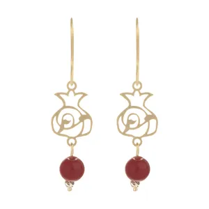  گوشواره طلا 18 عیار زنانه مدیا گلد مدل MGR-D0653