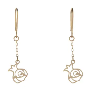  گوشواره طلا 18 عیار زنانه مدیا گلد مدل MGR-D0657