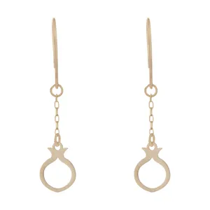  گوشواره طلا 18 عیار زنانه مدیا گلد مدل MGR-D0660