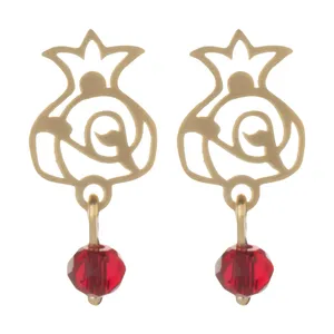  گوشواره طلا 18 عیار زنانه مدیا گلد مدل MGR-D0665