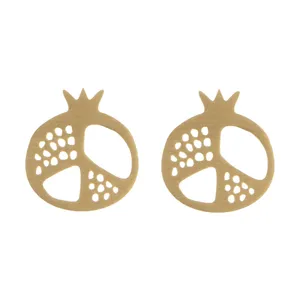  گوشواره طلا 18 عیار زنانه مدیا گلد مدل MGR-D0666