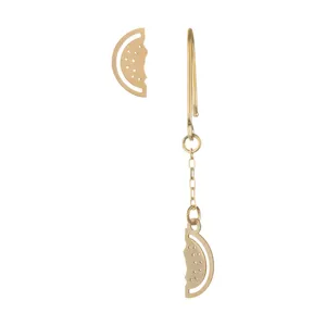  گوشواره طلا 18 عیار زنانه مدیا گلد مدل MGR-D0668