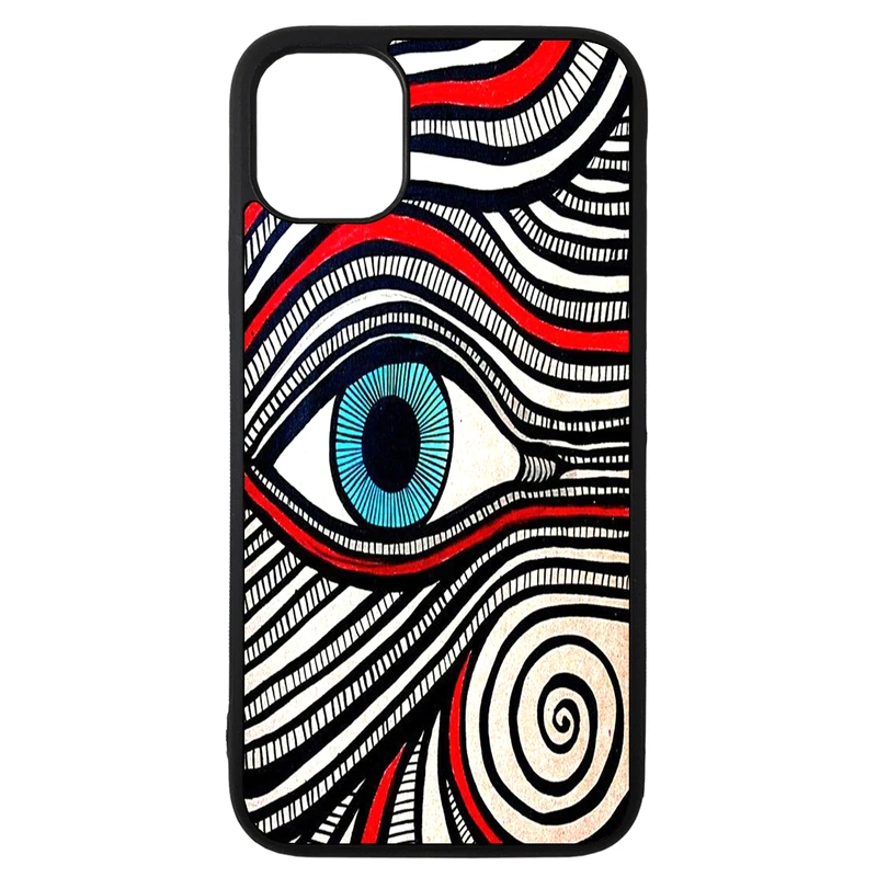 کاور طرح چشم کد 11050646 مناسب برای گوشی موبایل اپل iphone 11