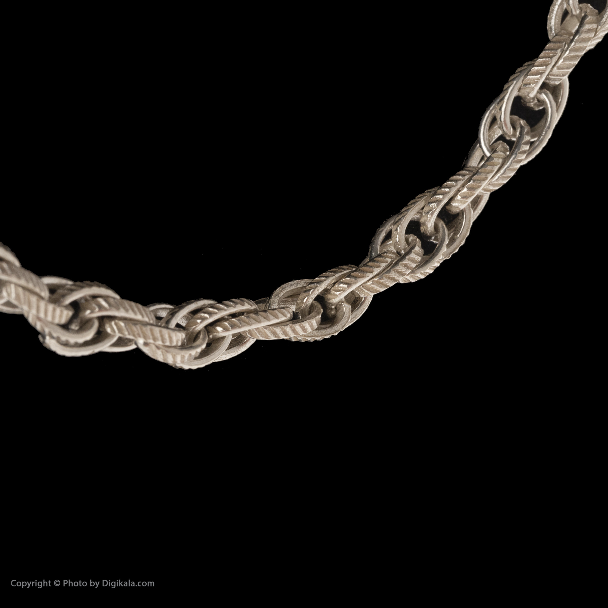 زنجير نقره مردانه مدل BAF001