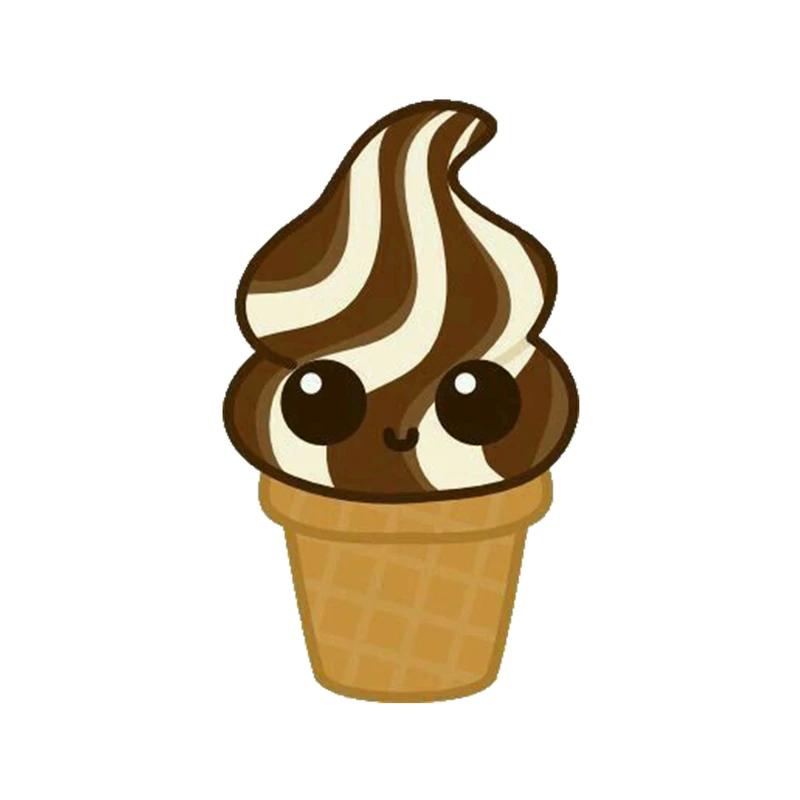 استیکر تزئینی موبایل طرح بستنی کد 1545