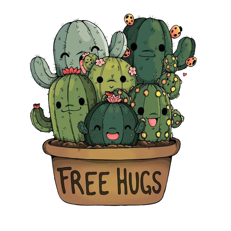 استیکر تزئینی موبایل طرح کاکتوس کد 1582