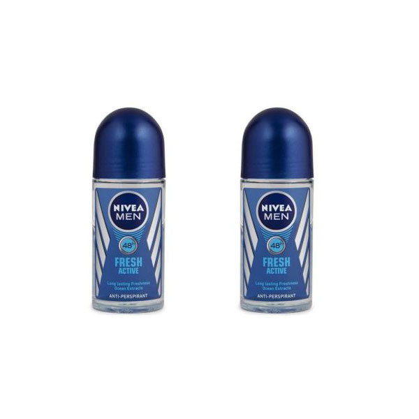 رول ضد تعریق مردانه نیوآ مدل Fresh Active حجم 50 میلی لیتر مجموعه 2 عددی رول ضد تعریق مردانه نیوآ مدل Fresh Active حجم 50 میلی لیتر مجموعه 2 عددی