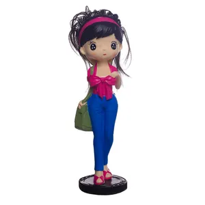 مجسمه لیلپار طرح دختر مو بلند مدل DGN-0014