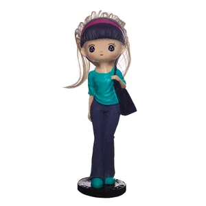 مجسمه لیلپار طرح دختر موبلند مدل DGN-0013