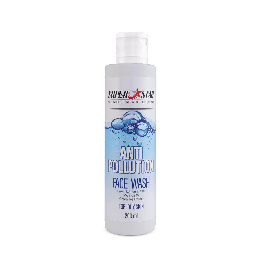 ژل شستشوی صورت سوپر استار مدل Oily Skin حجم 200 میلی لیتر