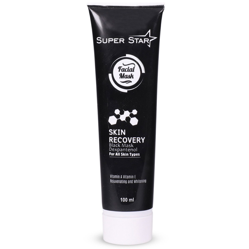 ماسک صورت سوپر استار مدل Black حجم 100 میلی لیتر