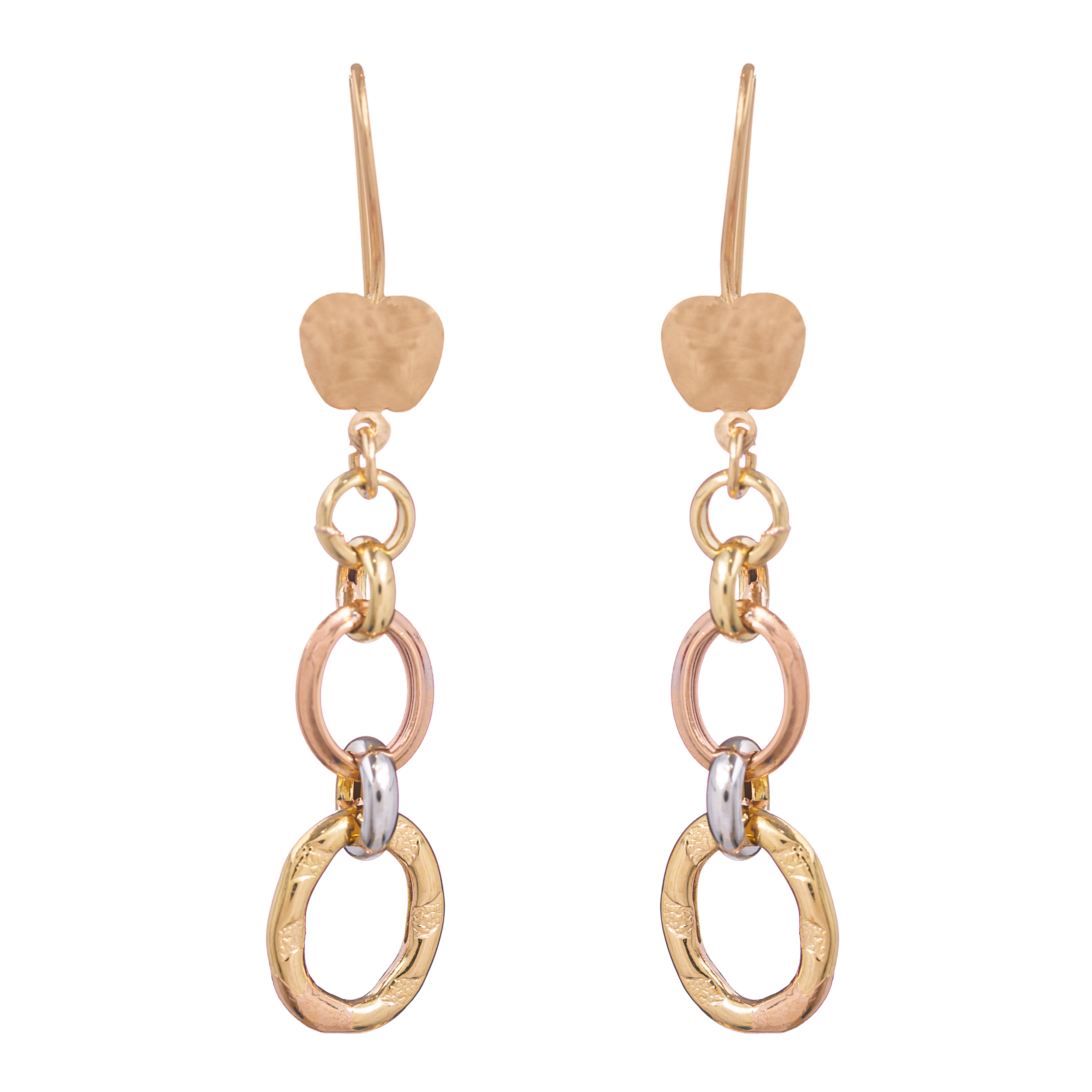 گوشواره طلا 18 عیار زنانه کد AG09