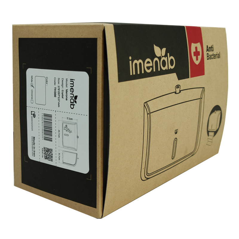 پایه رول دستمال کاغذی ایمن آب مدل ورونا طرح شکوفه