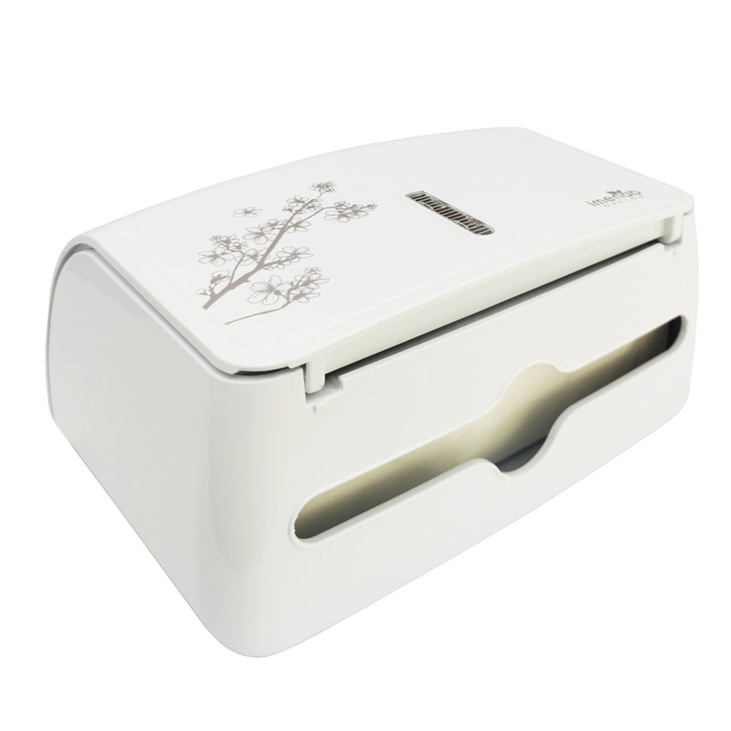 پایه رول دستمال کاغذی ایمن آب مدل ورونا طرح شکوفه