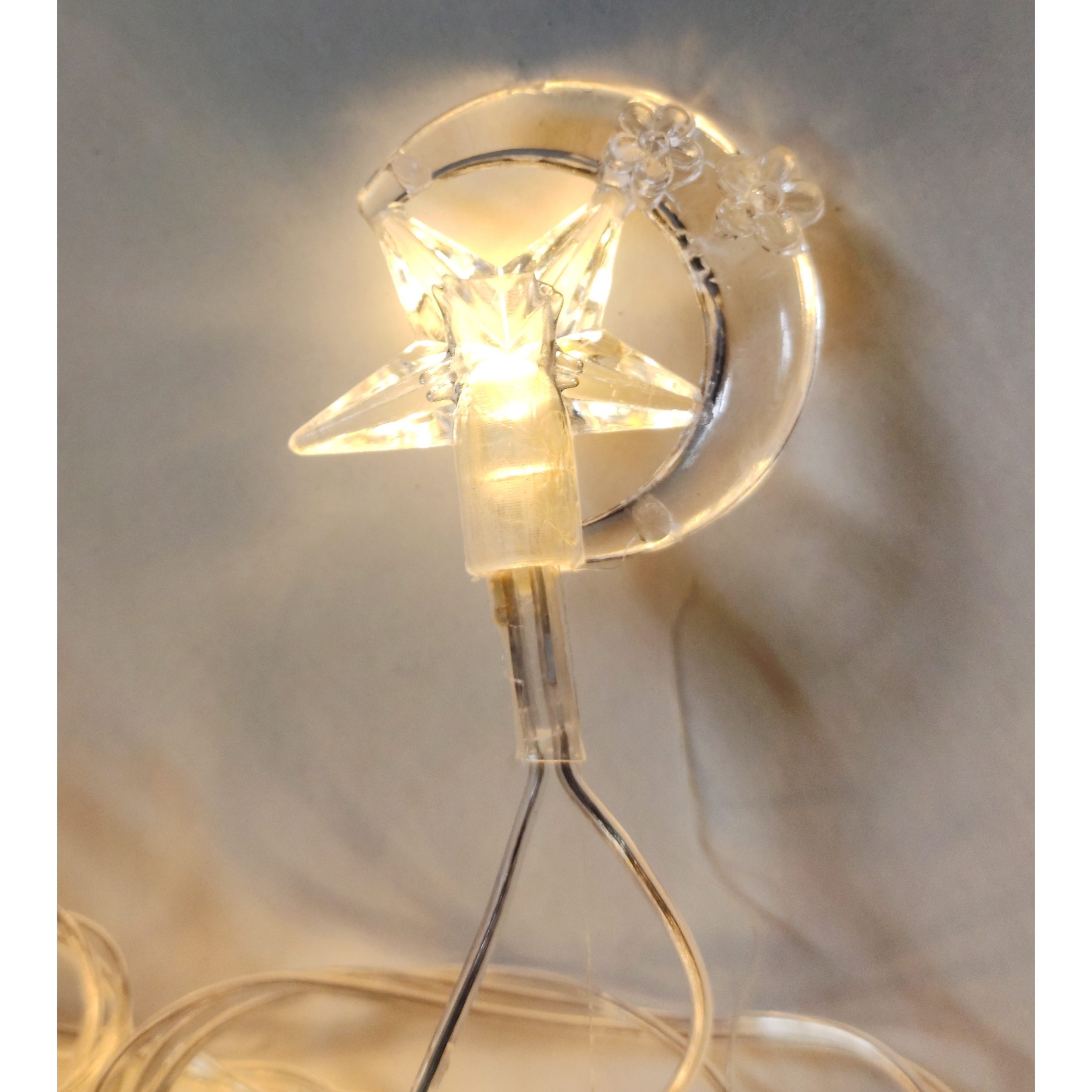 ریسه ال ای دی طرح ماه و ستاره طول 5 متر