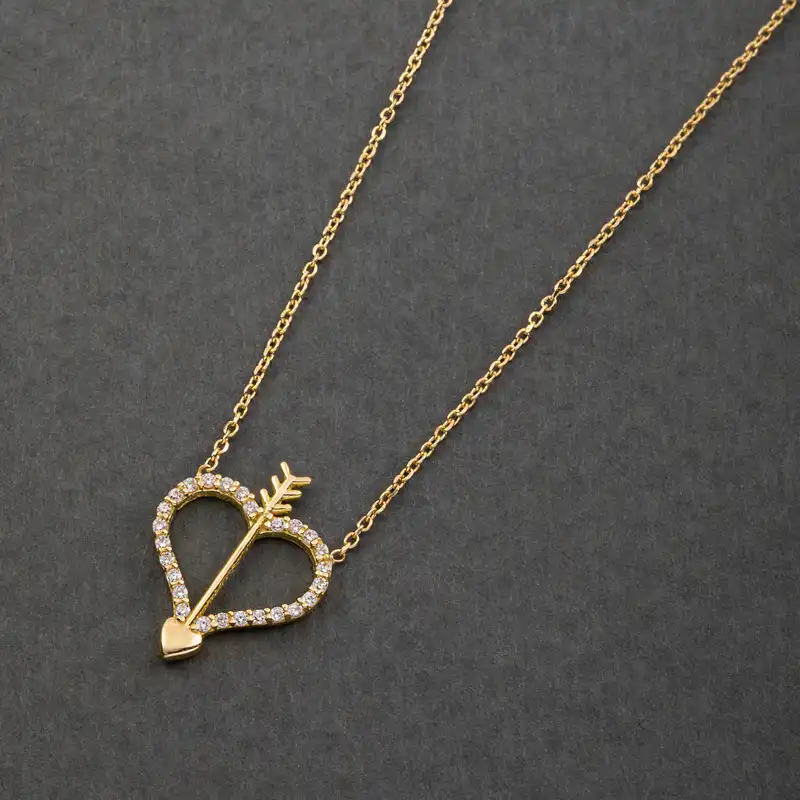 گردنبند طلا 18 عیار زنانه جواهری سون مدل 2483