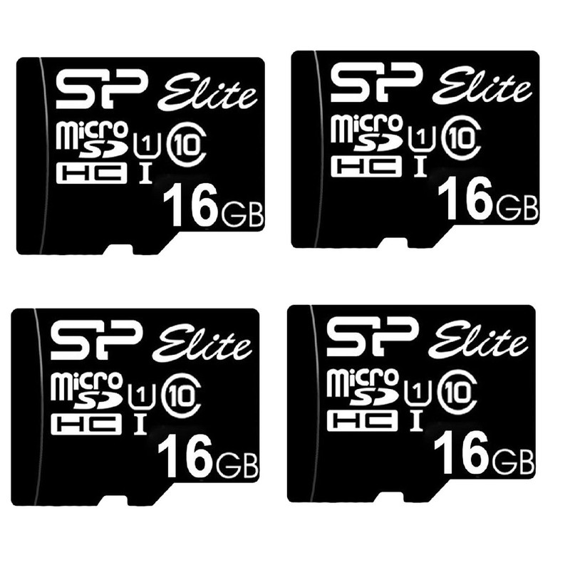 کارت حافظه microSDHC سیلیکون پاور مدل Elite کلاس 10 استاندارد UHS-I U1 سرعت 85MBps ظرفیت 16 گیگابایت بسته 4 عددی