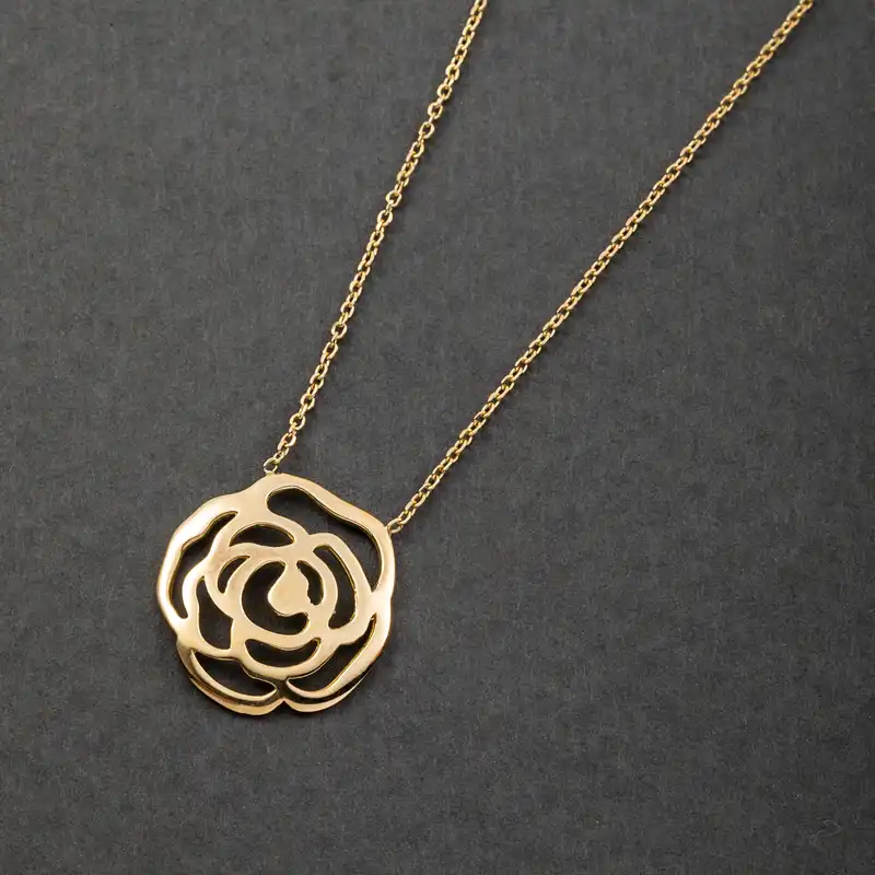 گردنبند طلا 18 عیار زنانه جواهری سون مدل 2490