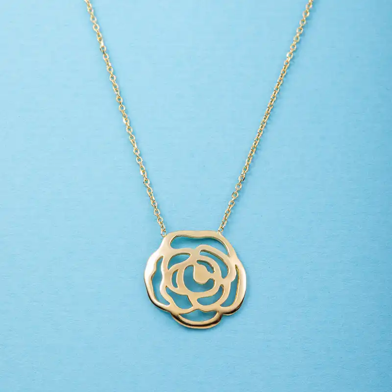 گردنبند طلا 18 عیار زنانه جواهری سون مدل 2490