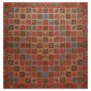 رومیزی ترمه مدل خشتی کد TRM71