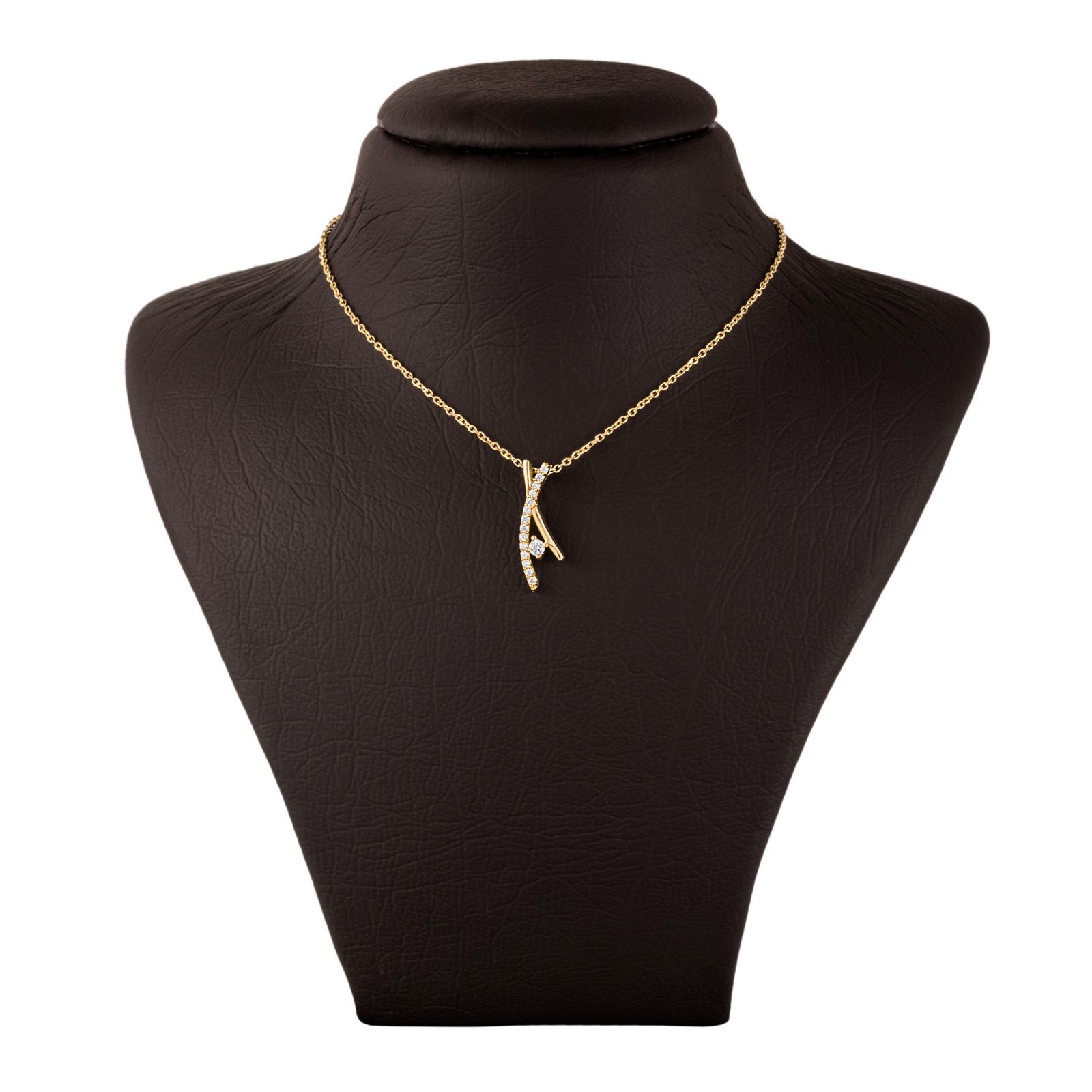 گردنبند طلا 18 عیار زنانه جواهری سون مدل 2493 -  - 1