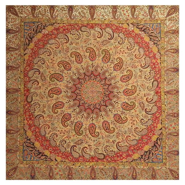 رومیزی ترمه مدل باغ بهشت کد TRM77