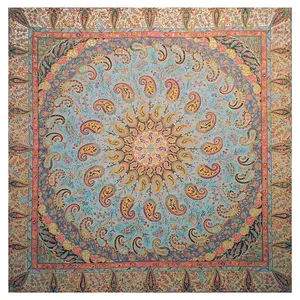 رومیزی ترمه مدل باغ بهشت کد TRM78