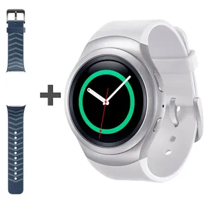 ساعت هوشمند سامسونگ مدل Gear S2 SM-R720 به همراه بند لاستیکی آبی اضافه