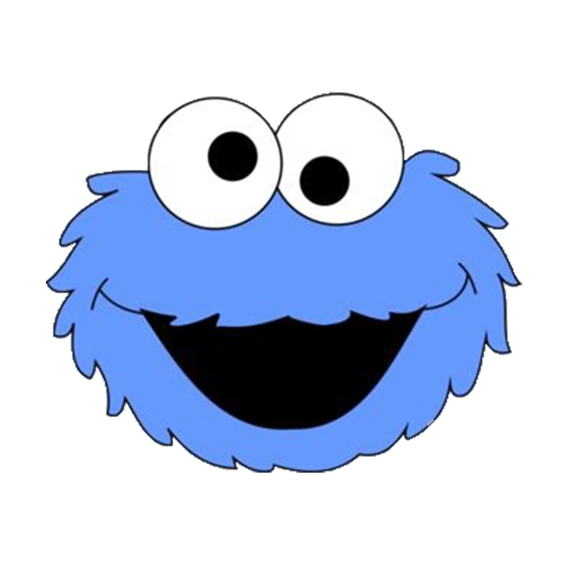 استیکر تزئینی موبایل طرح Cookie Monster کد 1655