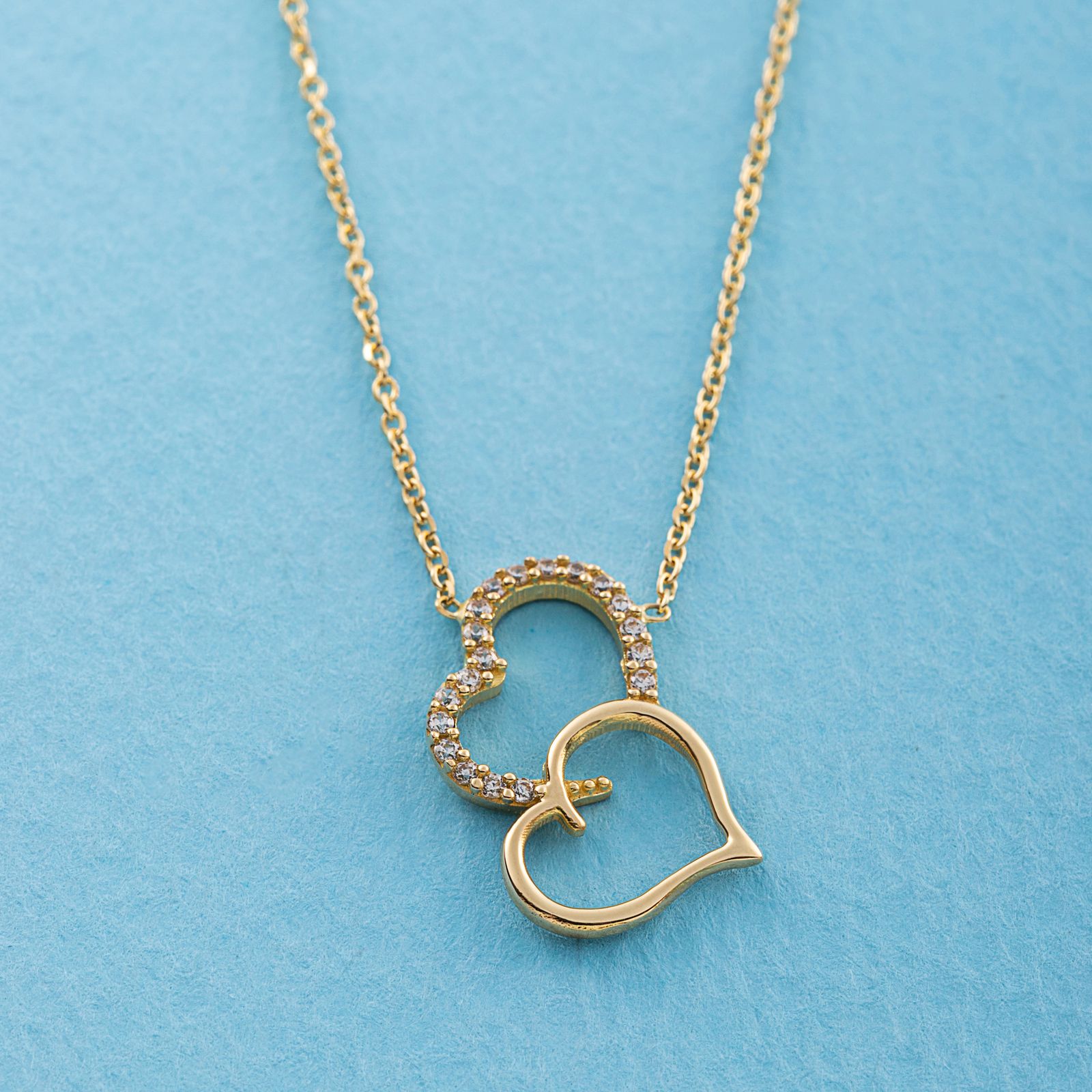 گردنبند طلا 18 عیار زنانه جواهری سون مدل 2504 -  - 3