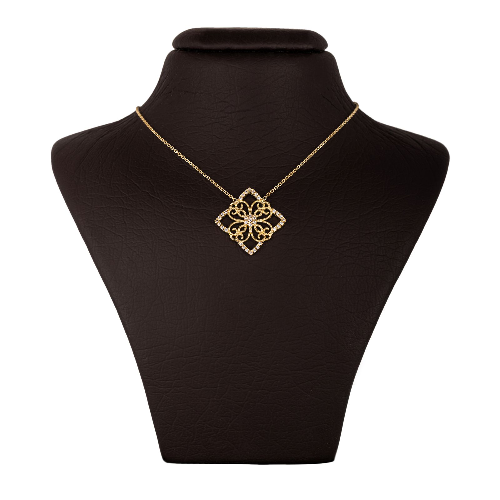 گردنبند طلا 18 عیار زنانه جواهری سون مدل 2506 -  - 1