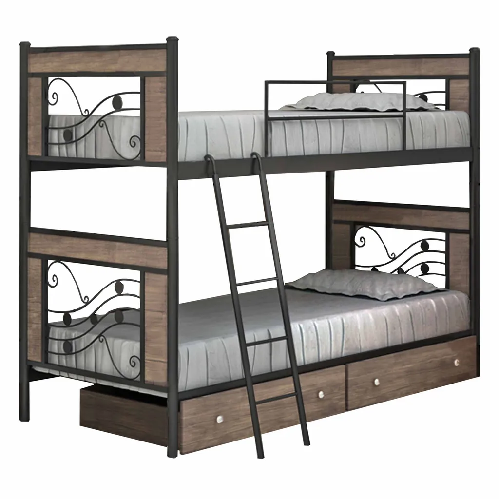 تخت خواب دو طبقه کد SH03 سایز 90x200 سانتی متر