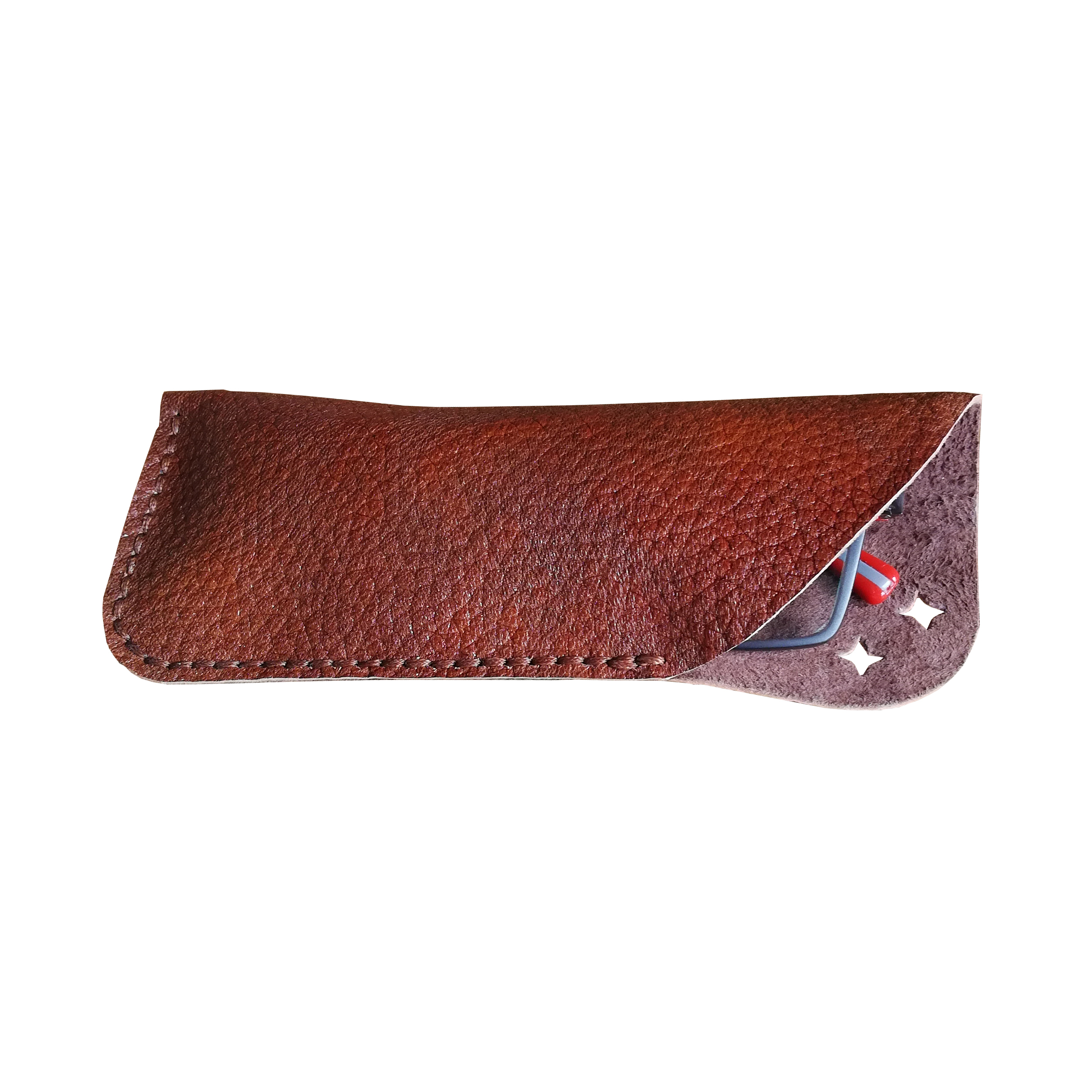 کیف عینک چرمی کد B1