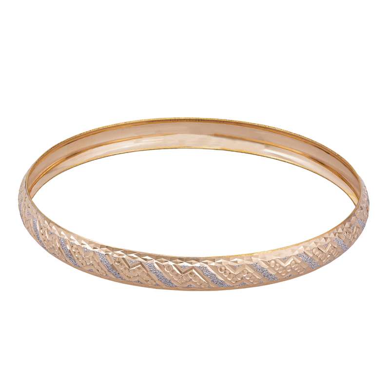 النگو طلا 18 عیار زنانه کد AL15W-2 النگو طلا 18 عیار زنانه کد AL15W-2