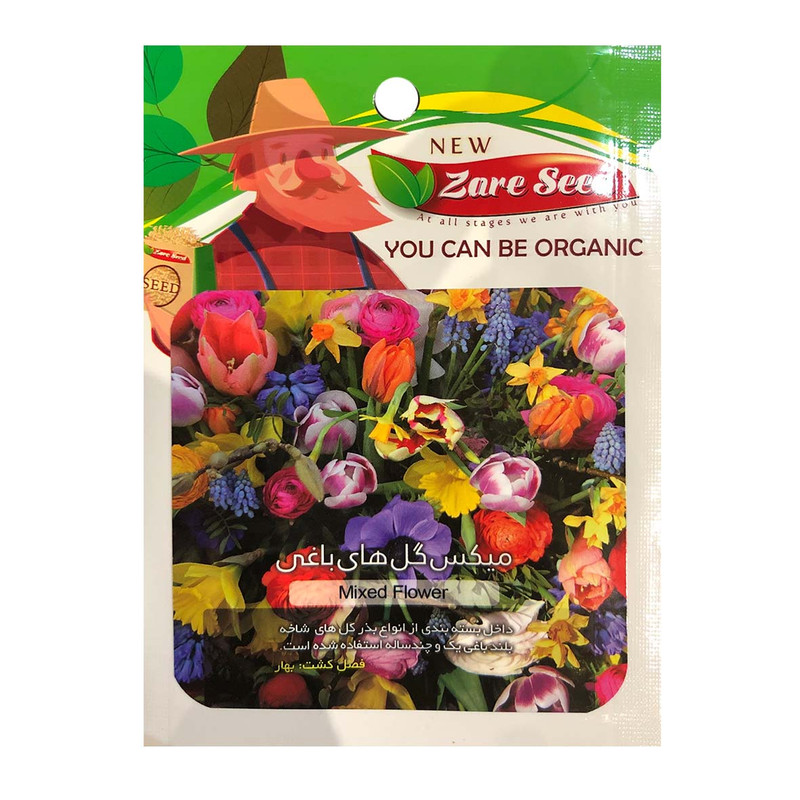 بذر میکس گل های باغی پاسارگاد کشت زارع کد zs126 بذر میکس گل های باغی پاسارگاد کشت زارع کد zs126