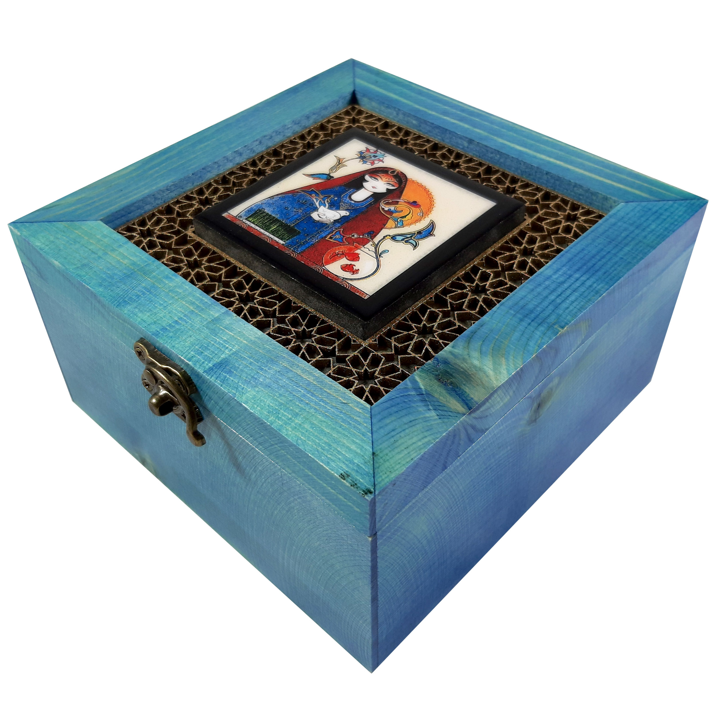 جعبه هدیه چوبی کد KNMB5103