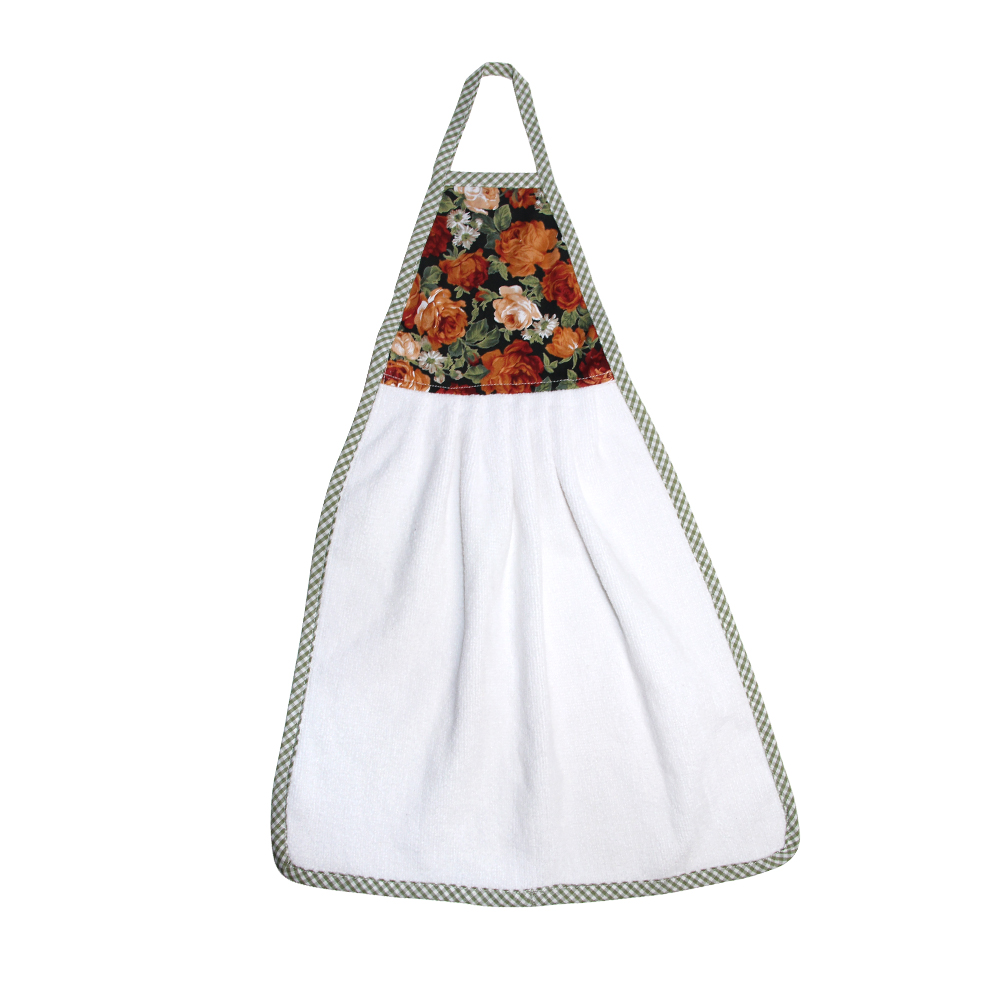 حوله آشپزخانه طرح گل دار  کد 002 سایز 50 × 35 سانتی متر