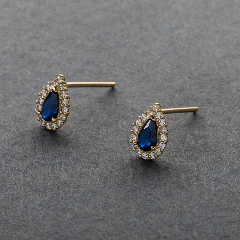 نیم ست طلا 18 عیار زنانه جواهری سون مدل 2463