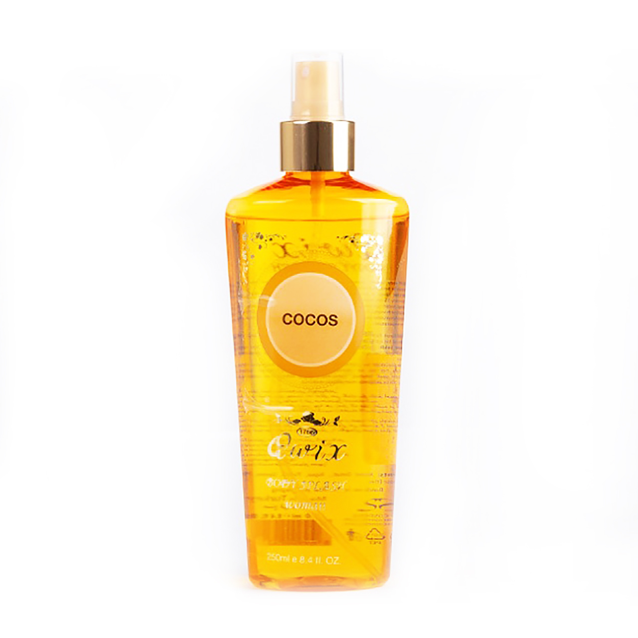 بادی اسپلش زنانه کوییکس مدل COCOS حجم 250 میلی لیتر 
