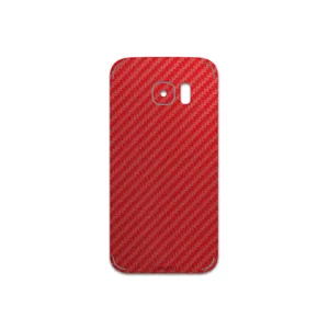 MAHOOT Red-Fiber Cover Sticker for Samsung Galaxy S7