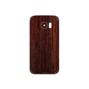 MAHOOT Red-Wood Cover Sticker for Samsung Galaxy S7