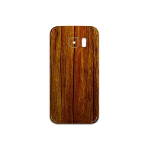 MAHOOT Orange-Wood Cover Sticker for Samsung Galaxy S7