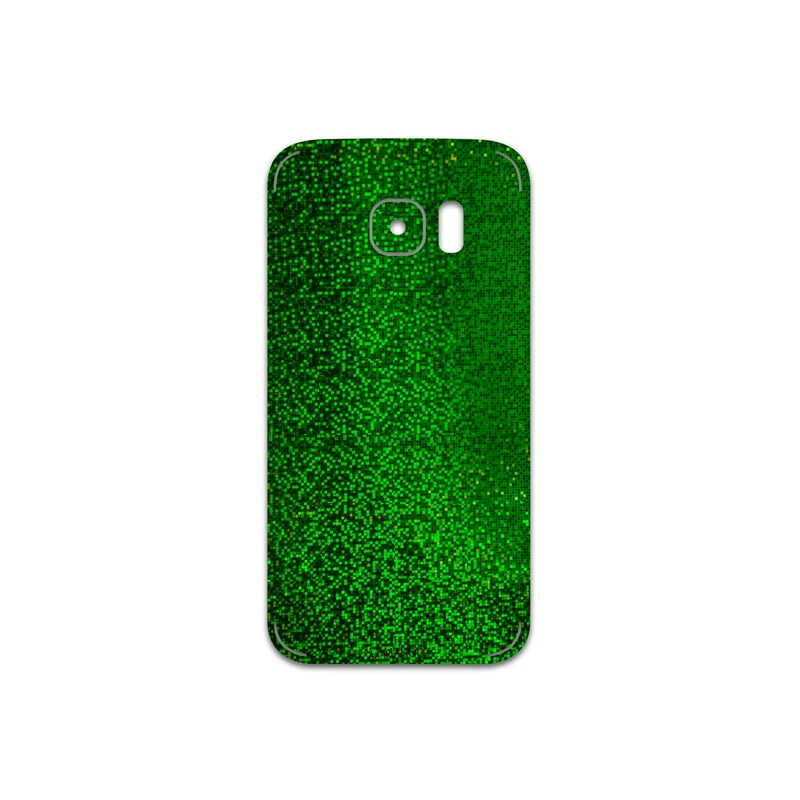 برچسب پوششی ماهوت مدل Green-Holographic مناسب برای گوشی موبایل سامسونگ Galaxy S7