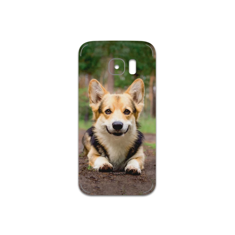 برچسب پوششی ماهوت مدل Dog-2 مناسب برای گوشی موبایل سامسونگ Galaxy S7