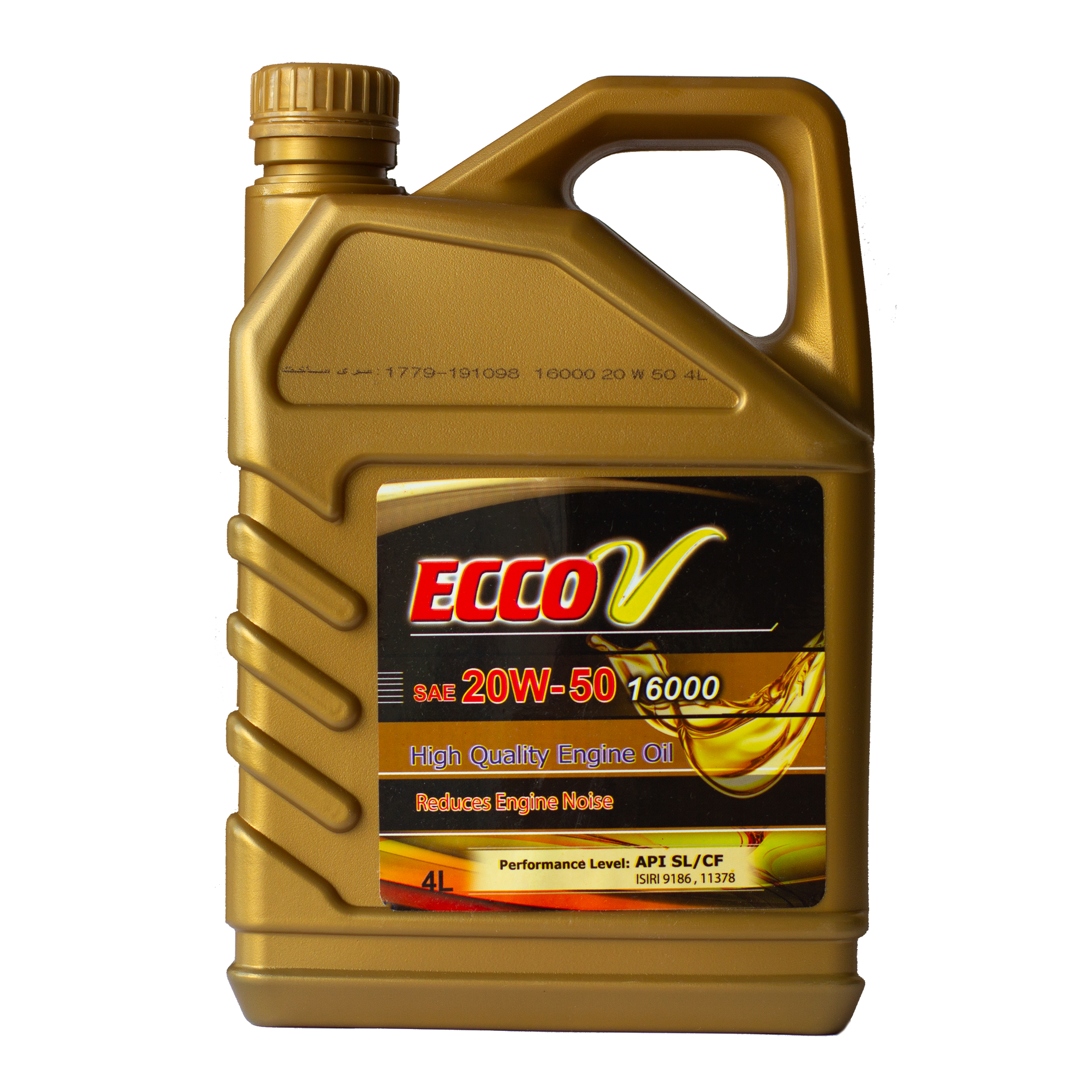 روغن موتور خودرو اکووی مدل 20W-50 SL حجم 4لیتر