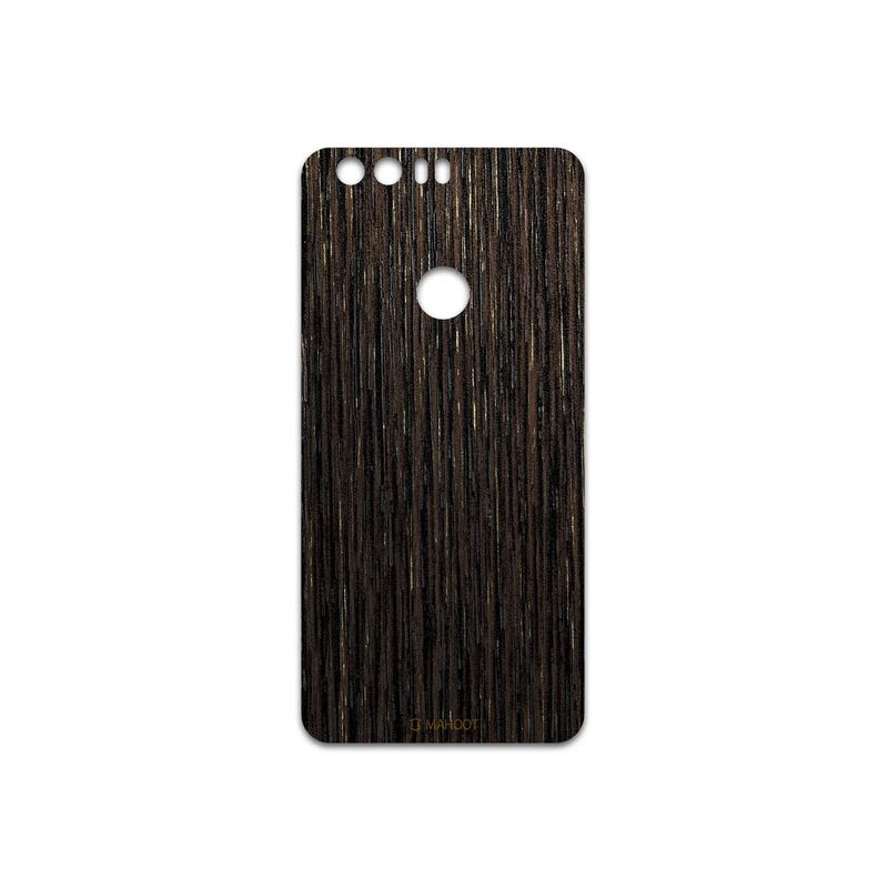 برچسب پوششی ماهوت مدل Dark-Gold-Stripes-Wood مناسب برای گوشی موبایل آنر 8