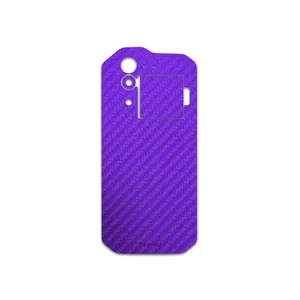 MAHOOT Purple-Fiber Cover Sticker for cat S60