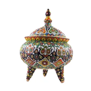 شکلات خوری میناکاری سفالی مدل sh3m3